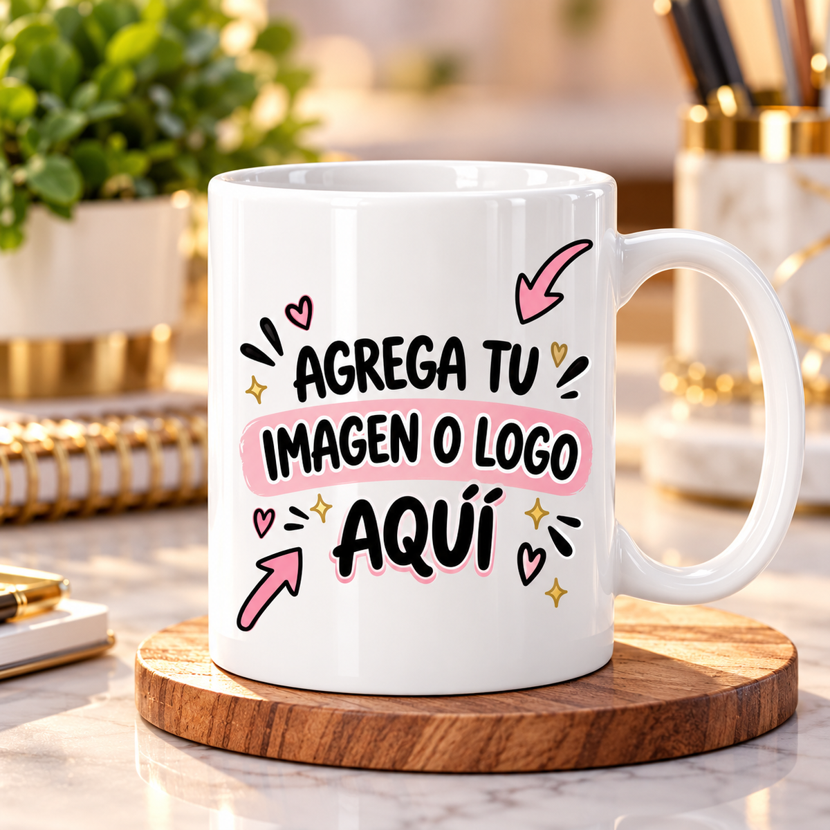 Tazón Personalizado Sublimable 11 oz | Diseña a tu Estilo